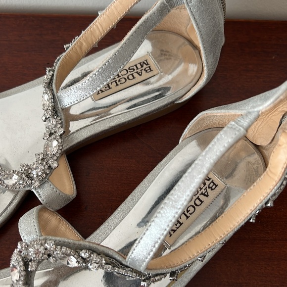 BADGLEY MISCHKA Silver Sandal - Picture 3 of 7